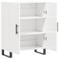 vidaXL Sideboard Hochglanz-Weiß 69,5x34x90 cm Holzwerkstoff vidaXL Sideboard Hochglanz-Weiß 69,5x34x90 cm Holzwerkstoff