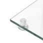 vidaXL Lautsprecher-Ständer 2 Stk. Silbern Hartglas 1 Säule vidaXL Lautsprecher-Ständer 2 Stk. Silbern Hartglas 1 Säule