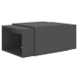 vidaXL 3-tlg. Satztisch-Set Grau 60x60x38 cm Holzwerkstoff vidaXL 3-tlg. Satztisch-Set Grau 60x60x38 cm Holzwerkstoff