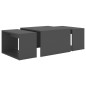 vidaXL 3-tlg. Satztisch-Set Grau 60x60x38 cm Holzwerkstoff vidaXL 3-tlg. Satztisch-Set Grau 60x60x38 cm Holzwerkstoff