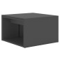 vidaXL 3-tlg. Satztisch-Set Grau 60x60x38 cm Holzwerkstoff vidaXL 3-tlg. Satztisch-Set Grau 60x60x38 cm Holzwerkstoff