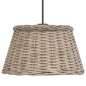 vidaXL Lampenschirm Braun Ø50x30 cm Korbweide vidaXL Lampenschirm Braun Ø50x30 cm Korbweide