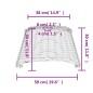 vidaXL Lampenschirm Braun Ø50x30 cm Korbweide vidaXL Lampenschirm Braun Ø50x30 cm Korbweide