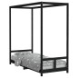 vidaXL Kinderbett Schwarz 80x200 cm Massivholz Kiefer vidaXL Kinderbett Schwarz 80x200 cm Massivholz Kiefer