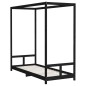 vidaXL Kinderbett Schwarz 80x200 cm Massivholz Kiefer vidaXL Kinderbett Schwarz 80x200 cm Massivholz Kiefer