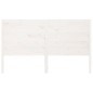 vidaXL Kopfteil Weiß 206x4x100 cm Massivholz Kiefer vidaXL Kopfteil Weiß 206x4x100 cm Massivholz Kiefer