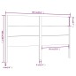 vidaXL Kopfteil Weiß 206x4x100 cm Massivholz Kiefer vidaXL Kopfteil Weiß 206x4x100 cm Massivholz Kiefer