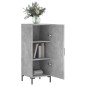vidaXL Sideboard Betongrau 34,5x34x90 cm Holzwerkstoff vidaXL Sideboard Betongrau 34,5x34x90 cm Holzwerkstoff