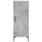 vidaXL Sideboard Betongrau 34,5x34x90 cm Holzwerkstoff vidaXL Sideboard Betongrau 34,5x34x90 cm Holzwerkstoff