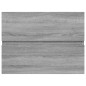 vidaXL Waschbeckenschrank Grau Sonoma 60x38,5x45 cm Holzwerkstoff vidaXL Waschbeckenschrank Grau Sonoma 60x38,5x45 cm Holzwerkstoff