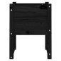 vidaXL Pflanzkübel 2 Stk. Schwarz 40x40x52,5 cm Massivholz Kiefer vidaXL Pflanzkübel 2 Stk. Schwarz 40x40x52,5 cm Massivholz Kiefer