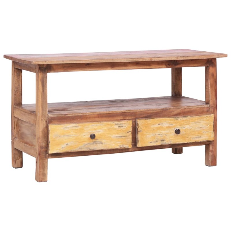 vidaXL TV-Schrank 90x40x50 cm Altholz Massiv vidaXL TV-Schrank 90x40x50 cm Altholz Massiv