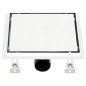 vidaXL Duschablauf 2-in-1 Flacher und Flieseneinsatz-Deckel 23x23 cm vidaXL Duschablauf 2-in-1 Flacher und Flieseneinsatz-Deckel 23x23 cm
