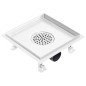 vidaXL Duschablauf 2-in-1 Flacher und Flieseneinsatz-Deckel 23x23 cm vidaXL Duschablauf 2-in-1 Flacher und Flieseneinsatz-Deckel 23x23 cm