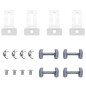 vidaXL Duschablauf 2-in-1 Flacher und Flieseneinsatz-Deckel 23x23 cm vidaXL Duschablauf 2-in-1 Flacher und Flieseneinsatz-Deckel 23x23 cm