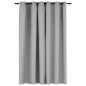 vidaXL Verdunkelungsvorhang mit Ösen Leinenoptik Grau 290x245 cm vidaXL Verdunkelungsvorhang mit Ösen Leinenoptik Grau 290x245 cm
