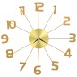 vidaXL Wanduhr Metall 50 cm Golden vidaXL Wanduhr Metall 50 cm Golden