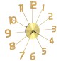 vidaXL Wanduhr Metall 50 cm Golden vidaXL Wanduhr Metall 50 cm Golden