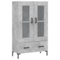 vidaXL Highboard Betongrau 69,5x31x115 cm Holzwerkstoff vidaXL Highboard Betongrau 69,5x31x115 cm Holzwerkstoff