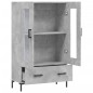 vidaXL Highboard Betongrau 69,5x31x115 cm Holzwerkstoff vidaXL Highboard Betongrau 69,5x31x115 cm Holzwerkstoff