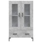 vidaXL Highboard Betongrau 69,5x31x115 cm Holzwerkstoff vidaXL Highboard Betongrau 69,5x31x115 cm Holzwerkstoff