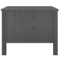 vidaXL Couchtisch Grau 100x50x40 cm Massivholz Kiefer vidaXL Couchtisch Grau 100x50x40 cm Massivholz Kiefer