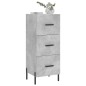 vidaXL Sideboard Betongrau 34,5x34x90 cm Holzwerkstoff vidaXL Sideboard Betongrau 34,5x34x90 cm Holzwerkstoff