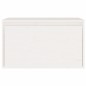 vidaXL Wandschrank Weiß 60x30x35 cm Massivholz Kiefer vidaXL Wandschrank Weiß 60x30x35 cm Massivholz Kiefer