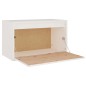 vidaXL Wandschrank Weiß 60x30x35 cm Massivholz Kiefer vidaXL Wandschrank Weiß 60x30x35 cm Massivholz Kiefer