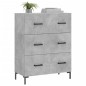 vidaXL Sideboard Betongrau 69,5x34x90 cm Holzwerkstoff vidaXL Sideboard Betongrau 69,5x34x90 cm Holzwerkstoff