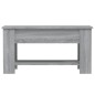 vidaXL Couchtisch Grau Sonoma 101x49x52 cm Holzwerkstoff vidaXL Couchtisch Grau Sonoma 101x49x52 cm Holzwerkstoff