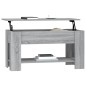 vidaXL Couchtisch Grau Sonoma 101x49x52 cm Holzwerkstoff vidaXL Couchtisch Grau Sonoma 101x49x52 cm Holzwerkstoff