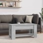 vidaXL Couchtisch Grau Sonoma 101x49x52 cm Holzwerkstoff vidaXL Couchtisch Grau Sonoma 101x49x52 cm Holzwerkstoff