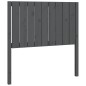 vidaXL Kopfteil Grau 95,5x4x100 cm Massivholz Kiefer vidaXL Kopfteil Grau 95,5x4x100 cm Massivholz Kiefer