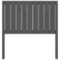 vidaXL Kopfteil Grau 95,5x4x100 cm Massivholz Kiefer vidaXL Kopfteil Grau 95,5x4x100 cm Massivholz Kiefer