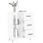 vidaXL Sideboard Hochglanz-Weiß 69,5x34x90 cm Holzwerkstoff vidaXL Sideboard Hochglanz-Weiß 69,5x34x90 cm Holzwerkstoff