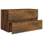 vidaXL Waschbeckenschrank Räuchereiche 80x38,5x45 cm Holzwerkstoff vidaXL Waschbeckenschrank Räuchereiche 80x38,5x45 cm Holzwerkstoff