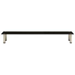 vidaXL TV-Tisch Schwarz 140x35x17 cm Hartglas