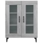 vidaXL Sideboard Grau Sonoma 69,5x34x90 cm Holzwerkstoff vidaXL Sideboard Grau Sonoma 69,5x34x90 cm Holzwerkstoff