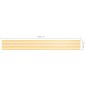 vidaXL Balkon-Sichtschutz Weiß und Gelb 75x600 cm Oxford-Gewebe vidaXL Balkon-Sichtschutz Weiß und Gelb 75x600 cm Oxford-Gewebe