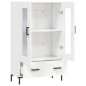 vidaXL Highboard Hochglanz-Weiß 69,5x31x115 cm Holzwerkstoff vidaXL Highboard Hochglanz-Weiß 69,5x31x115 cm Holzwerkstoff