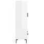 vidaXL Highboard Hochglanz-Weiß 69,5x31x115 cm Holzwerkstoff vidaXL Highboard Hochglanz-Weiß 69,5x31x115 cm Holzwerkstoff