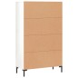 vidaXL Highboard Hochglanz-Weiß 69,5x31x115 cm Holzwerkstoff vidaXL Highboard Hochglanz-Weiß 69,5x31x115 cm Holzwerkstoff