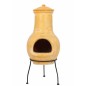 RedFire Gartenkamin Tampico Gelb 31x31x68 cm Ton RedFire Gartenkamin Tampico Gelb 31x31x68 cm Ton