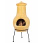 RedFire Gartenkamin Tampico Gelb 31x31x68 cm Ton RedFire Gartenkamin Tampico Gelb 31x31x68 cm Ton