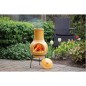 RedFire Gartenkamin Tampico Gelb 31x31x68 cm Ton RedFire Gartenkamin Tampico Gelb 31x31x68 cm Ton