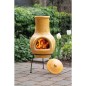 RedFire Gartenkamin Tampico Gelb 31x31x68 cm Ton RedFire Gartenkamin Tampico Gelb 31x31x68 cm Ton
