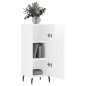 vidaXL Sideboard Hochglanz-Weiß 34,5x34x90 cm Holzwerkstoff vidaXL Sideboard Hochglanz-Weiß 34,5x34x90 cm Holzwerkstoff