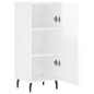 vidaXL Sideboard Hochglanz-Weiß 34,5x34x90 cm Holzwerkstoff vidaXL Sideboard Hochglanz-Weiß 34,5x34x90 cm Holzwerkstoff