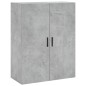 vidaXL Wandschrank Betongrau 69,5x34x90 cm vidaXL Wandschrank Betongrau 69,5x34x90 cm